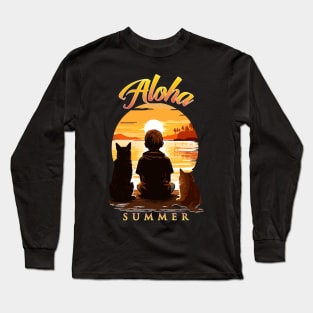 Aloha Summer Long Sleeve T-Shirt